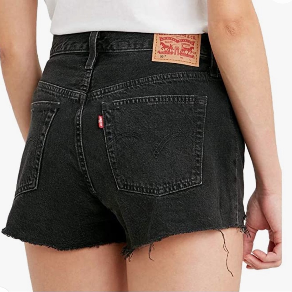 Black Levi shorts